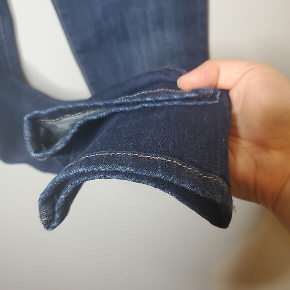 DL1961 Margaux Instasculpt Ankle Skinny Dark Wash Jeans Winter Women's Size 28 - Picture 10 of 16